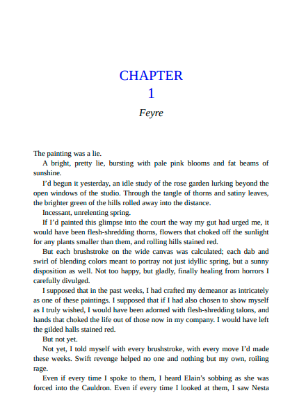 A Court of Wings and Ruin by Sarah J. Maas (Book 3 of 7: A Court of Thorns and Roses) | Instant PDF Download (No Physical Book)