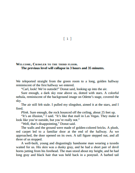 Carl’s Doomsday Scenario by Matt Dinniman (Book 2 of 8: Dungeon Crawler Carl) | Instant PDF Download (No Physical Book)