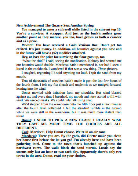 The Gate of the Feral Gods by Matt Dinniman (Book 4 of 8: Dungeon Crawler Carl) | Instant PDF Download (No Physical Book)
