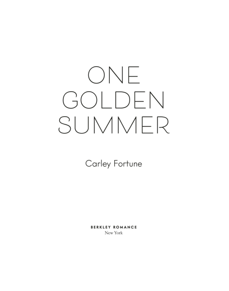 One Golden Summer by Carley Fortune | Instant PDF Download (No Physical Book)