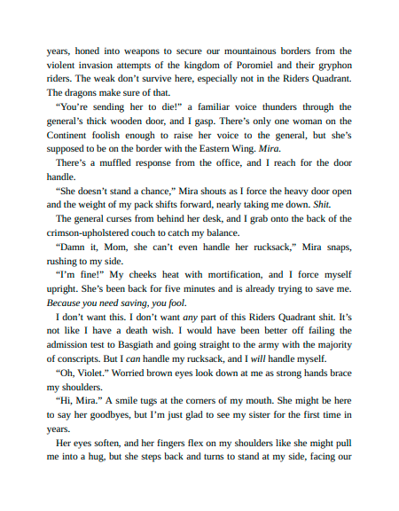 Fourth Wing by Rebecca Yarros (Book 1 of 3: The Empyrean) | Instant PDF Download (No Physical Book)