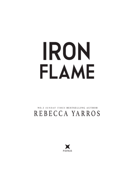 Iron Flame by Rebecca Yarros (Book 2 of 3: The Empyrean) | Instant PDF Download (No Physical Book)