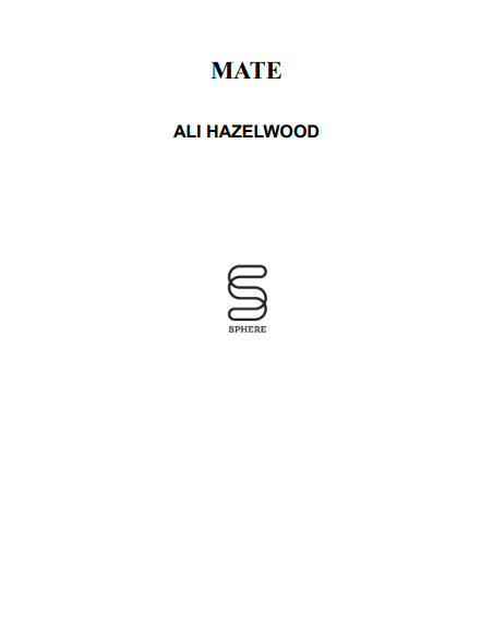 Mate by Ali Hazelwood (Book 2 of 2: Bride) | Instant PDF Download (No Physical Book)