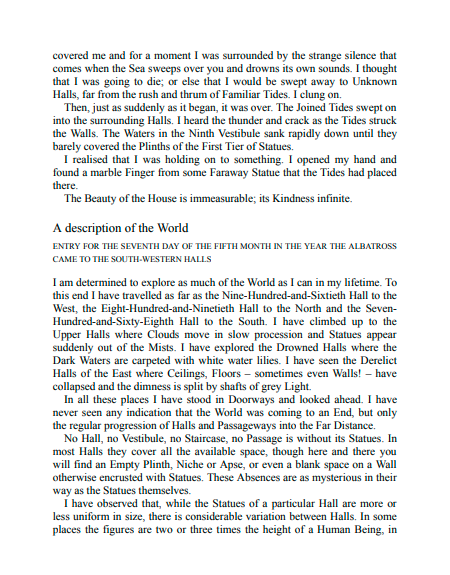 Piranesi by Susanna Clarke | Instant PDF Download (No Physical Book)
