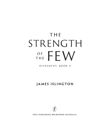 The Strength of the Few by James Islington (Book 2 of 2: Hierarchy) | Instant PDF Download (No Physical Book)