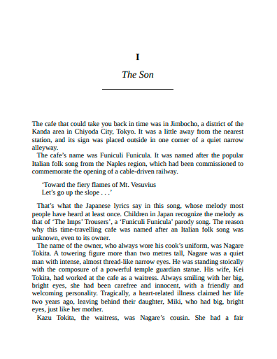 Before We Forget Kindness by Toshikazu Kawaguchi (Book 5 of 6: Before the Coffee Gets Cold) | Instant PDF Download (No Physical Book)