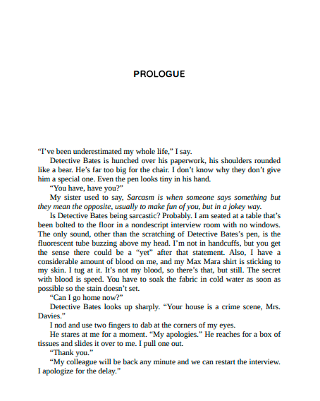 The Housewife by Natalie Barelli | Instant PDF Download (No Physical Book)