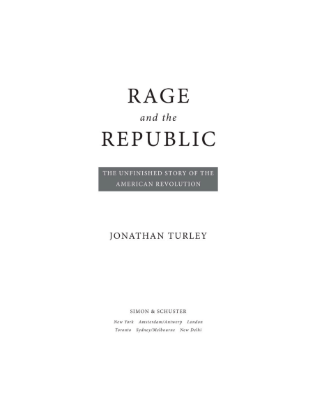 Rage and the Republic: The Unfinished Story of the American Revolution by Jonathan Turley | Instant PDF Download (No Physical Book)