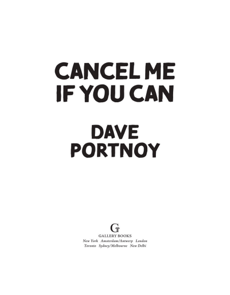 Cancel Me If You Can by Dave Portnoy | Instant PDF Download (No Physical Book)