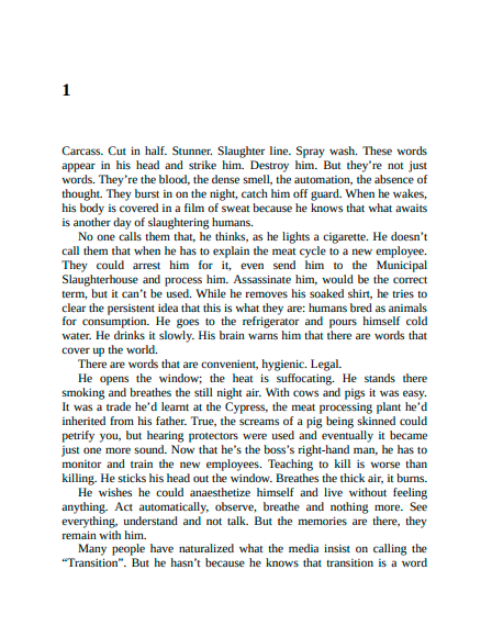 Tender Is the Flesh by Agustina Bazterrica | Instant PDF Download (No Physical Book)