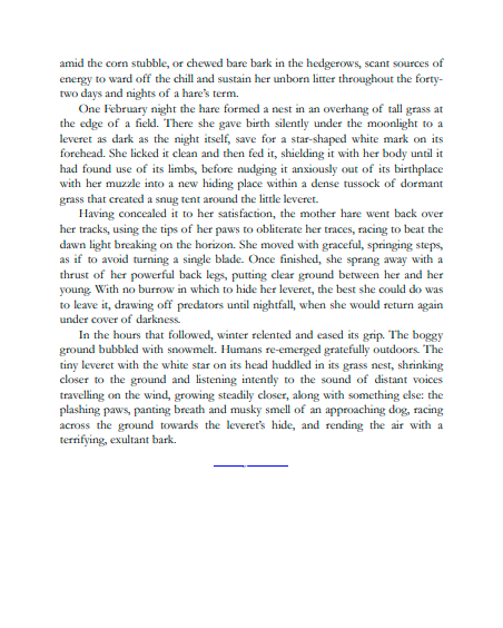 Raising Hare: A Memoir by Chloe Dalton | Instant PDF Download (No Physical Book)