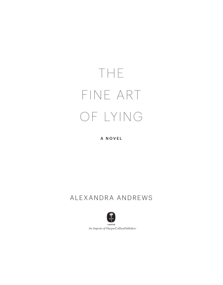 The Fine Art of Lying by Alexandra Andrews | Instant PDF Download (No Physical Book)