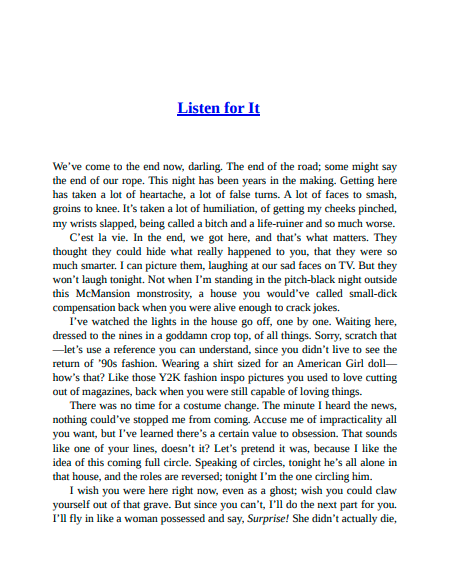Hot Girl Murder Club by Ashley Winstead | Instant PDF Download (No Physical Book)