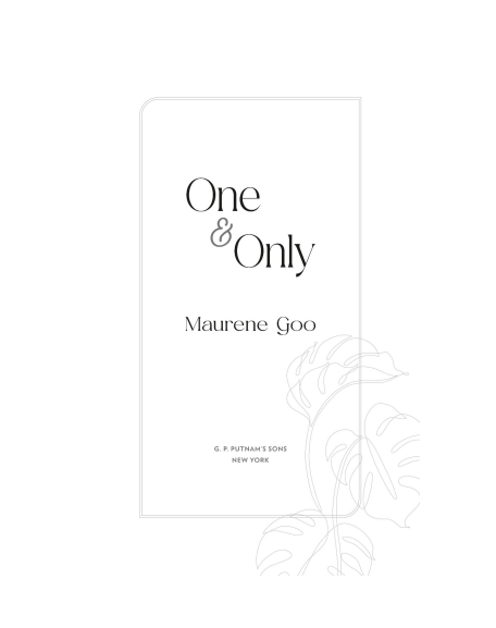 One & Only: A Read with Jenna Pick by Maurene Goo | Instant PDF Download (No Physical Book)