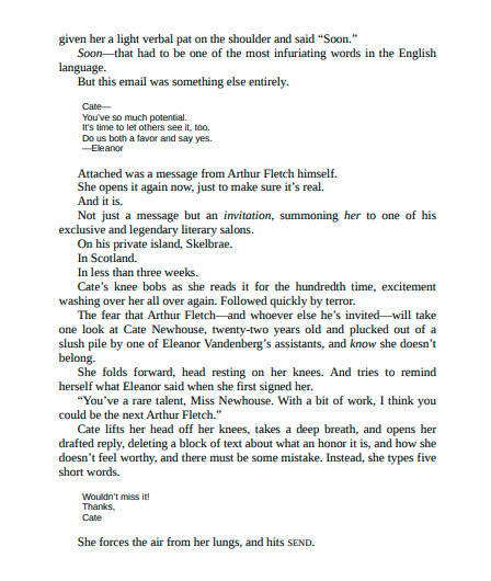 The Ending Writes Itself: A Novel by Evelyn Clarke | Instant PDF Download (No Physical Book)