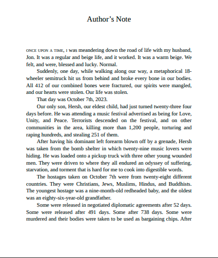 When We See You Again: A Memoir by Rachel Goldberg-Polin | Instant PDF Download (No Physical Book)