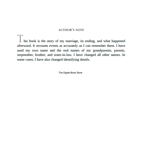 Strangers: A Memoir of Marriage | Instant PDF Download (Not a Physical Book)