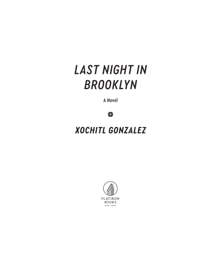 Last Night in Brooklyn: A Novel by Xochitl Gonzalez | Instant PDF Download (No Physical Book)